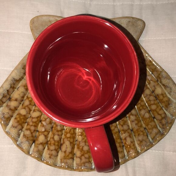 Bistro Brights Candy Apple Red Roomy Mug - Picture 5 of 6